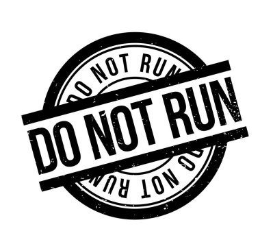 Lastik damgası çalıştırmayın