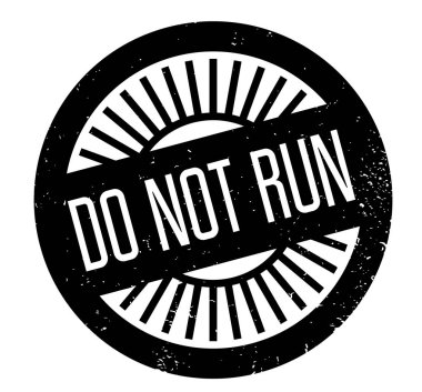 Lastik damgası çalıştırmayın