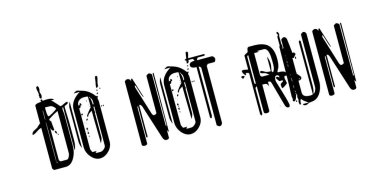 Lastik damgası çalıştırmayın