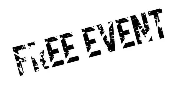 Gratis evenement Rubberstempel — Stockvector