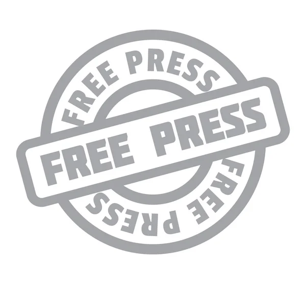 Free Press rubber stamp — Stock Vector