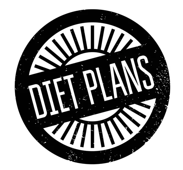 Dietní plány razítko — Stockový vektor