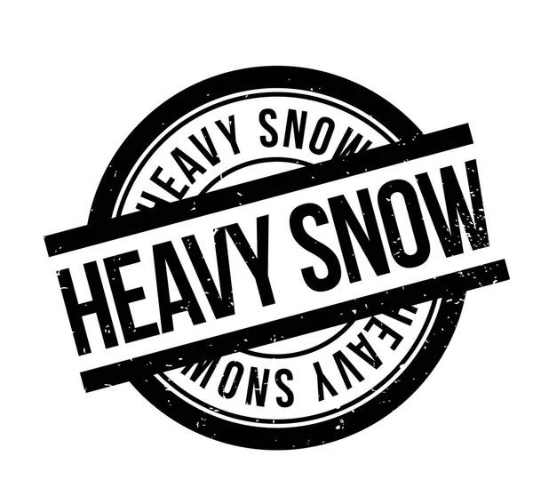 Těžký sníh razítko — Stockový vektor