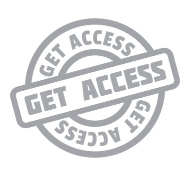 Erişim lastik damgası almak