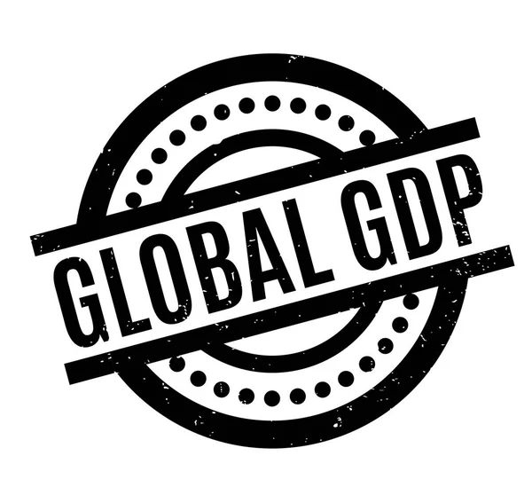 Global Gdp rubber stamp — Stock Vector