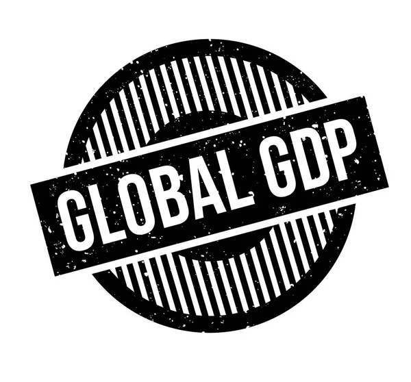 GLOBAL PIB sello de goma — Vector de stock