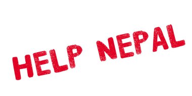 Nepal lastik damga yardım