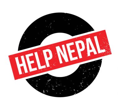 Nepal lastik damga yardım
