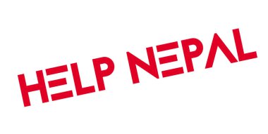 Nepal lastik damga yardım
