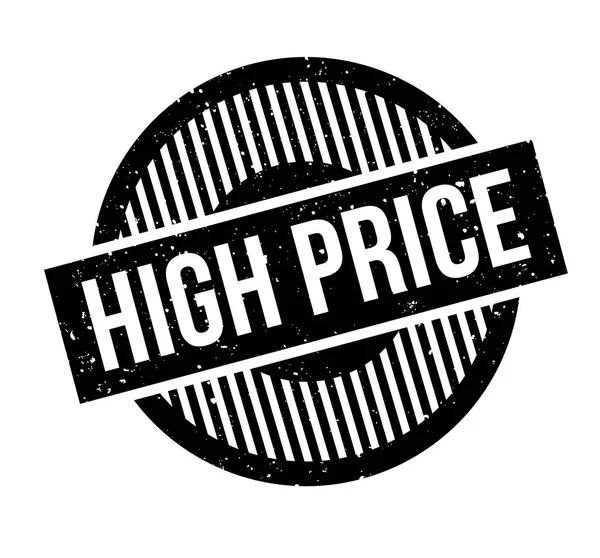 Carimbo de borracha de alto preço —  Vetores de Stock