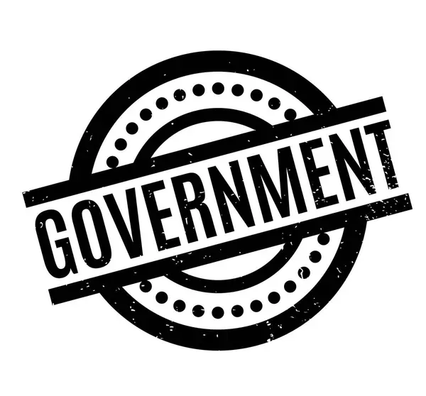 Sello de goma gubernamental — Archivo Imágenes Vectoriales