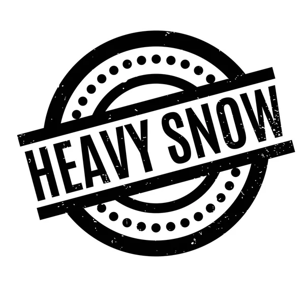 Těžký sníh razítko — Stockový vektor