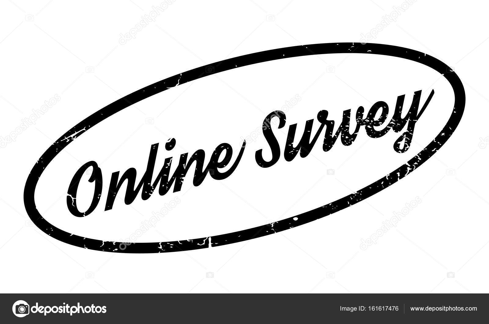 online survey rubber stamp stock vector lkeskinen0 161617476