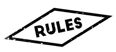 Kurallar lastik damgası