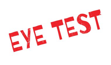 Göz testi kauçuk damga