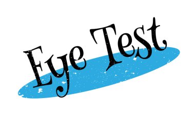 Göz testi kauçuk damga