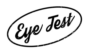 Göz testi kauçuk damga