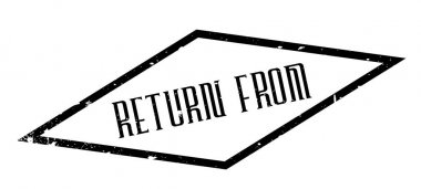 Geri gelen lastik damgası