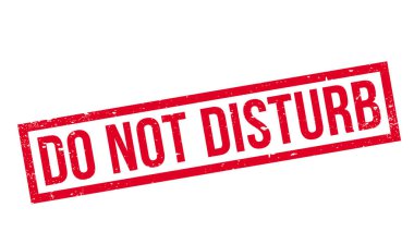 Lastik damgası rahatsız etmeyin