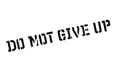 Lastik damga değil Give Up yapmak