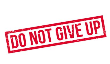 Lastik damga değil Give Up yapmak