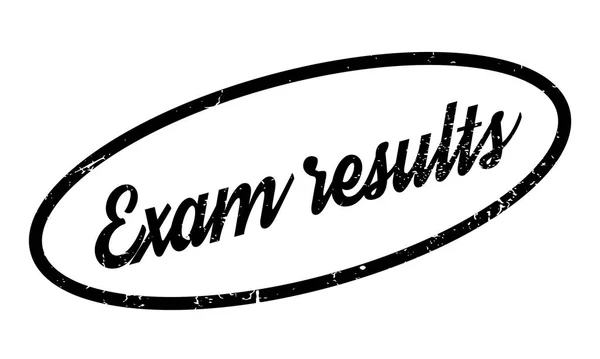 Résultats de l'examen tampon caoutchouc — Image vectorielle