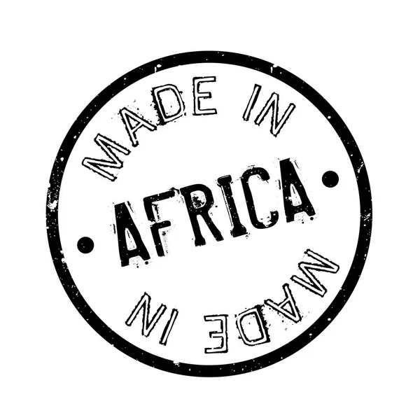 Gemaakt in Afrika rubber stempel — Stockvector