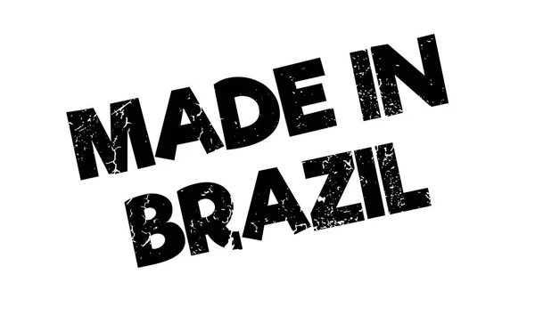 Feito no Brasil selo de borracha —  Vetores de Stock