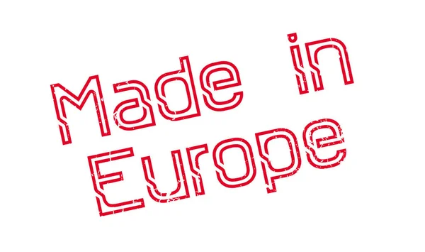 Sello de goma hecho en Europa — Archivo Imágenes Vectoriales