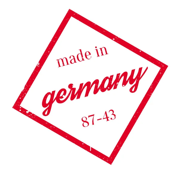 Сделано в немецкой резиновой печати — стоковый вектор
