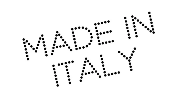 MADE IN ITALY Timbro di gomma — Vettoriale Stock