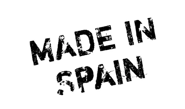 Made In Spanyolországban gumibélyegző — Stock Vector