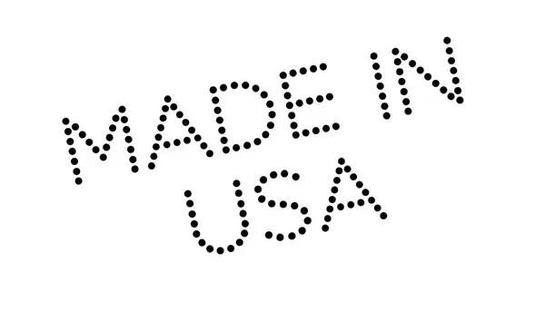 MADE IN USA Sello de goma — Archivo Imágenes Vectoriales