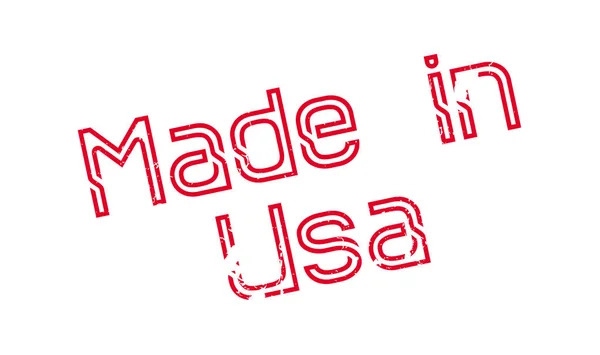 Gemaakt in usa rubber stempel — Stockvector