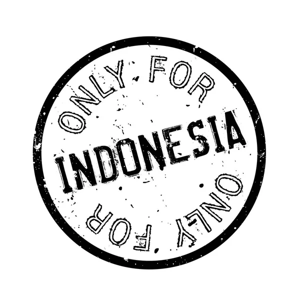 Hanya untuk stempel karet Indonesia - Stok Vektor