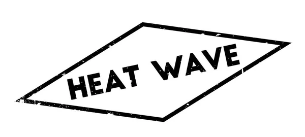 Heat Wave gummistämpel — Stock vektor