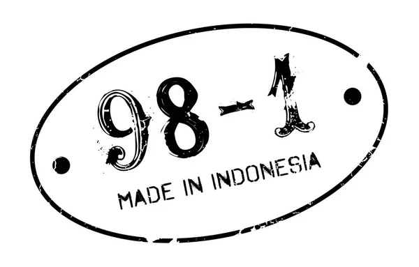 Made In Indonesia Timbro di gomma — Vettoriale Stock