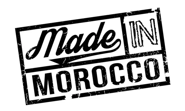 Feito em Marrocos selo de borracha —  Vetores de Stock
