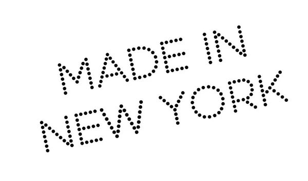 Fabriqué à New York tampon en caoutchouc — Image vectorielle