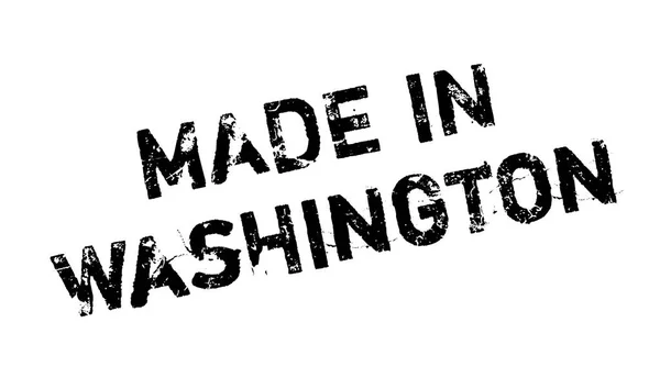 Gemaakt In Washington Rubber stempel — Stockvector