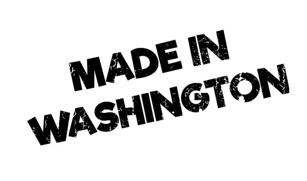 Gemaakt In Washington Rubber stempel — Stockvector