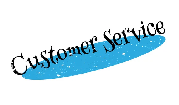 Customer Service rubber stamp — Stock Vector