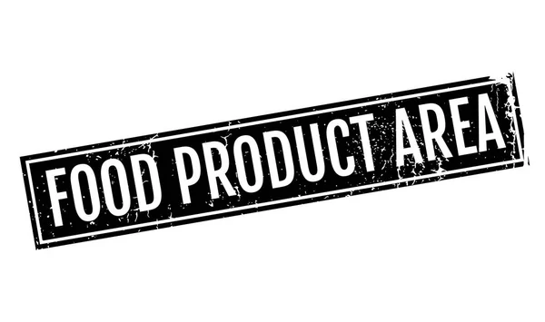 Área de productos alimenticios sello de goma — Vector de stock