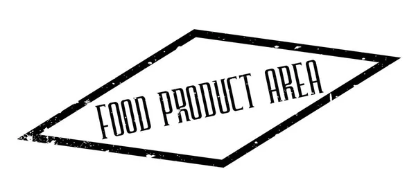 Área de productos alimenticios sello de goma — Vector de stock