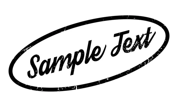 Sample Text rubber stamp — Stock Vector