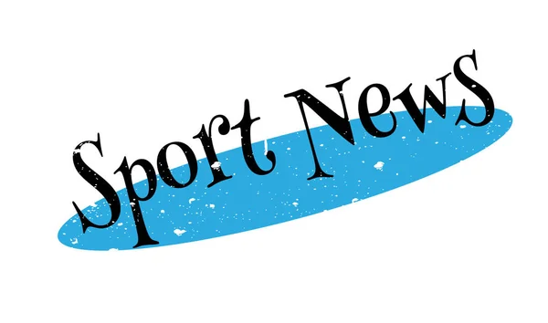 Sport News rubber stamp — Stock Vector