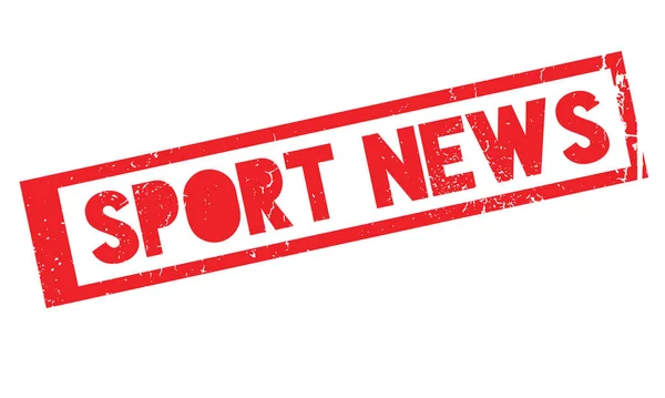 Sport News rubber stamp — Stock Vector