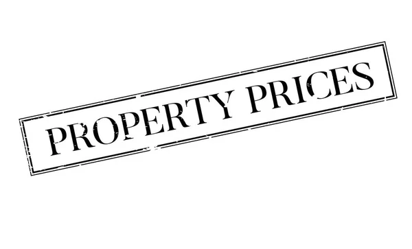 Property Prices rubber stamp — Stock Vector