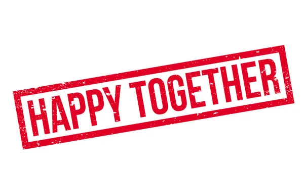 Happy Together timbro di gomma — Vettoriale Stock