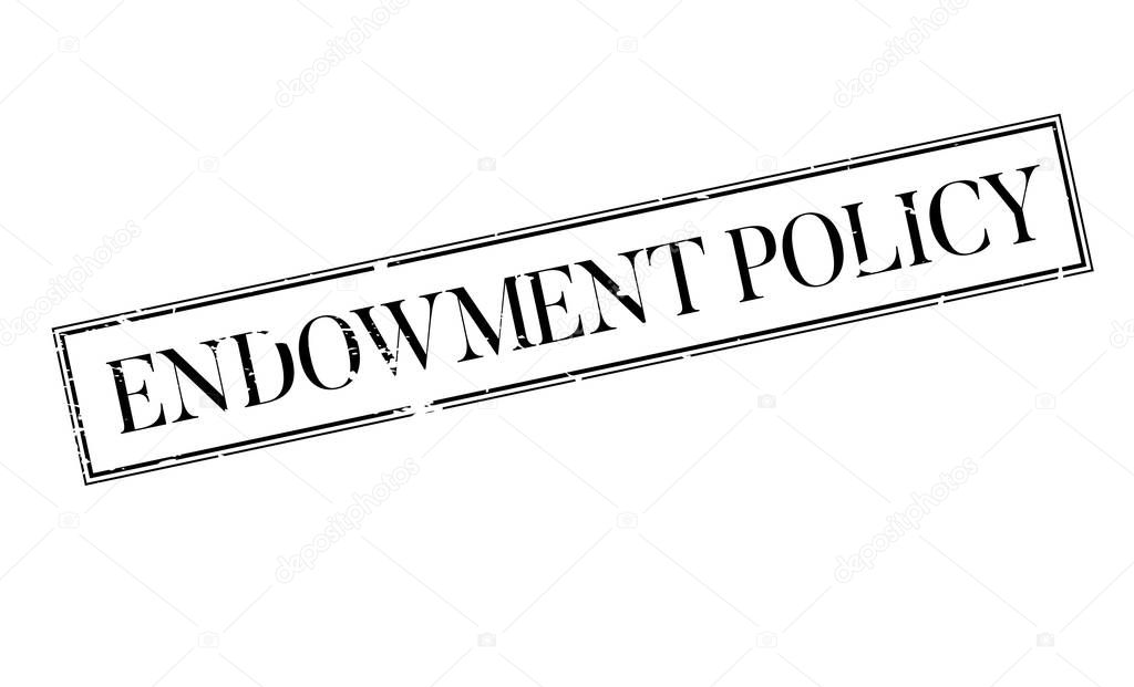 Endowment Policy rubber stamp